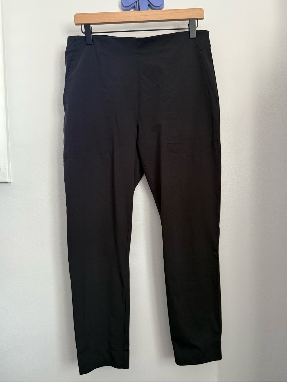 Footjoy Women Medium Pull On Black Pant Straight Ankle Work Business Casual